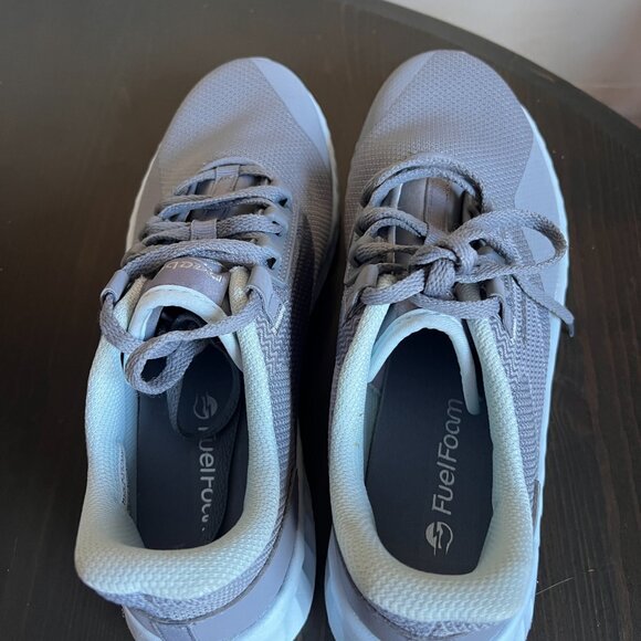 Reebok Training Lace-Up Sneaker Sublite Legend Grey/Blue Size 9 - Picture 5 of 9